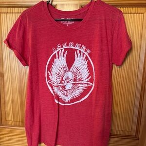 Lucky Brand Crimson Winged Graphic Tee